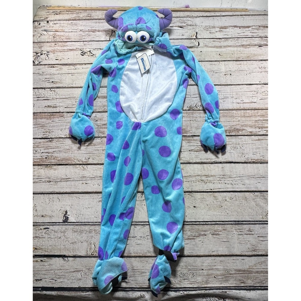 Disney Pixar Sulley Sully Monsters Inc Plush Halloween Costume Kids 4T-5T NWT